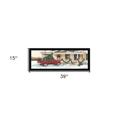 Preparing for Christmas Black Framed Wall Art HomeRoots