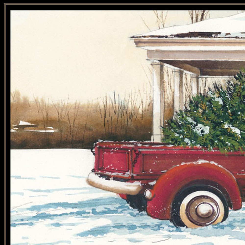 Preparing for Christmas Black Framed Wall Art — view 4