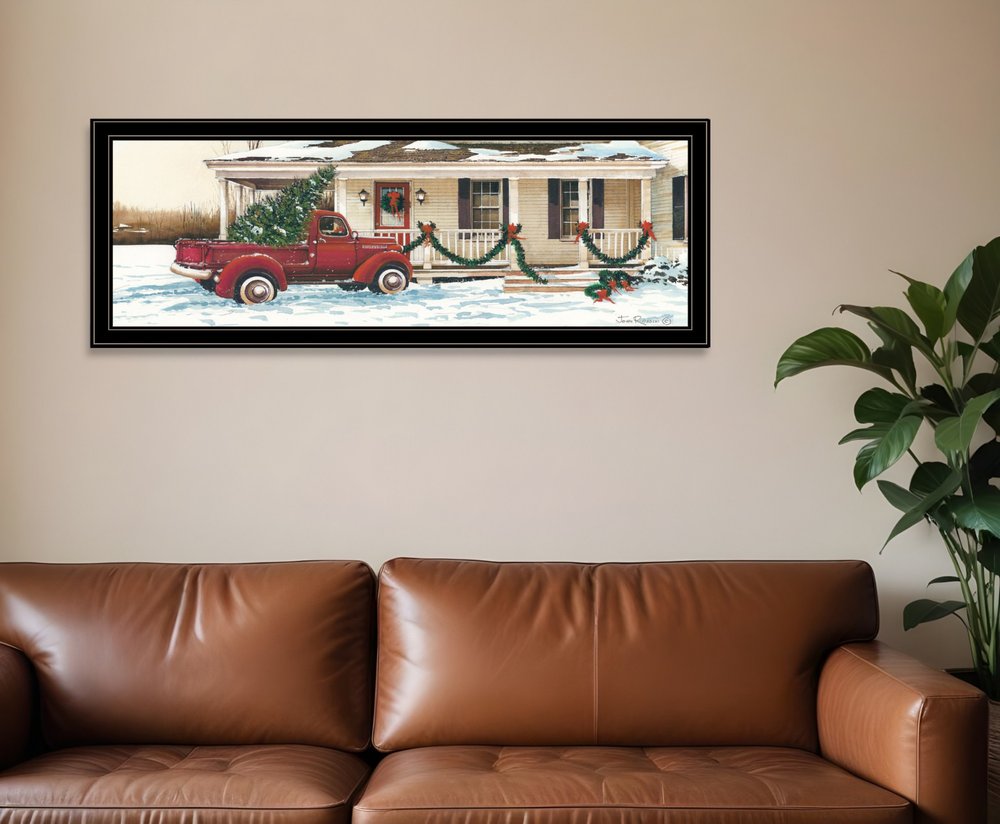 Preparing for Christmas Black Framed Wall Art — view 5