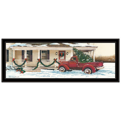 Preparing for Christmas Black Framed Wall Art HomeRoots