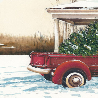 Preparing for Christmas White Framed Wall Art HomeRoots