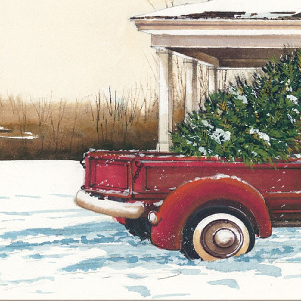 Preparing for Christmas White Framed Wall Art HomeRoots