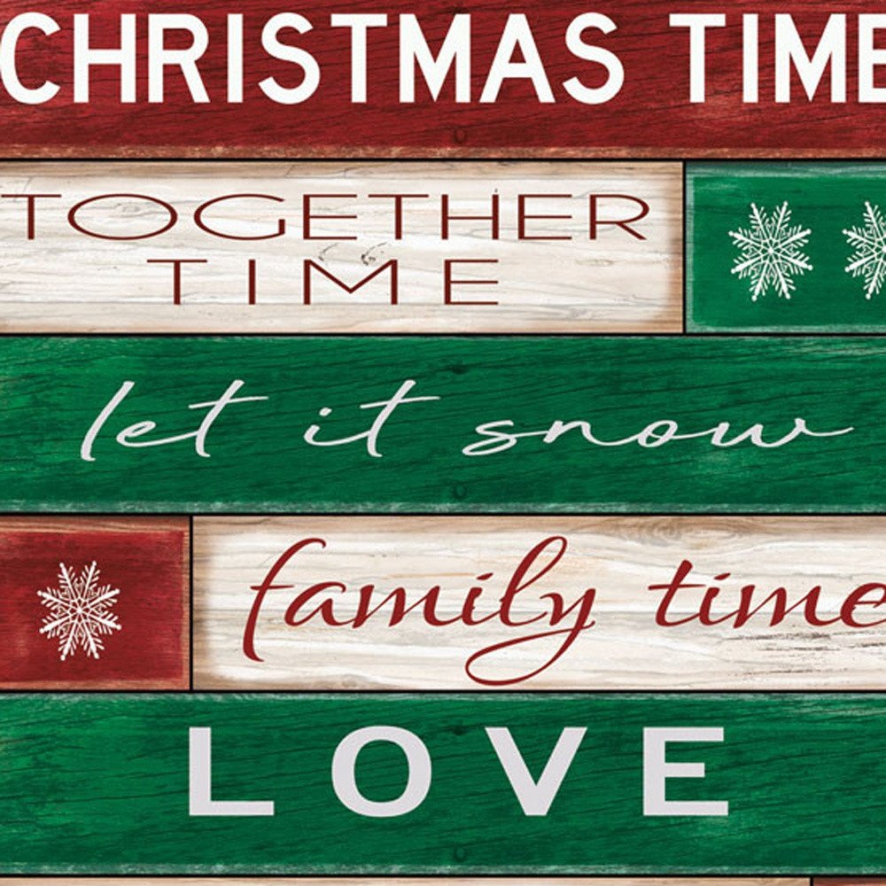 Christmas Time White Framed Wall Art — view 2