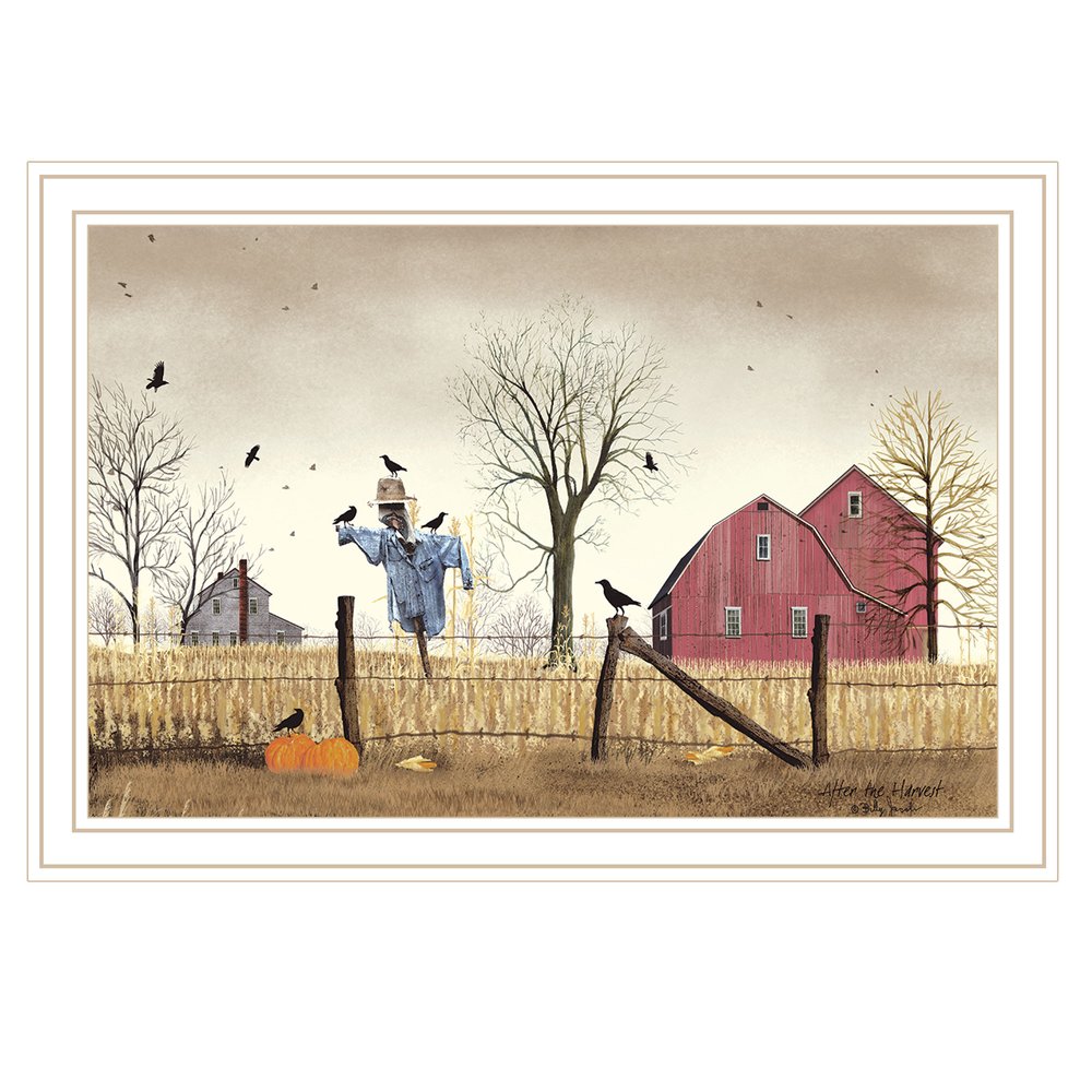 After the Harvest White Framed Wall Art HomeRoots