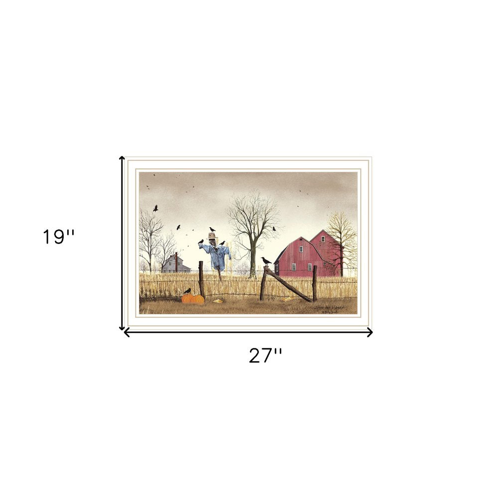 After the Harvest White Framed Wall Art HomeRoots