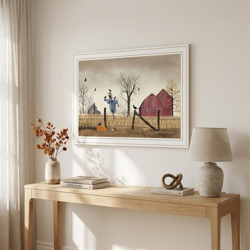 After the Harvest White Framed Wall Art HomeRoots