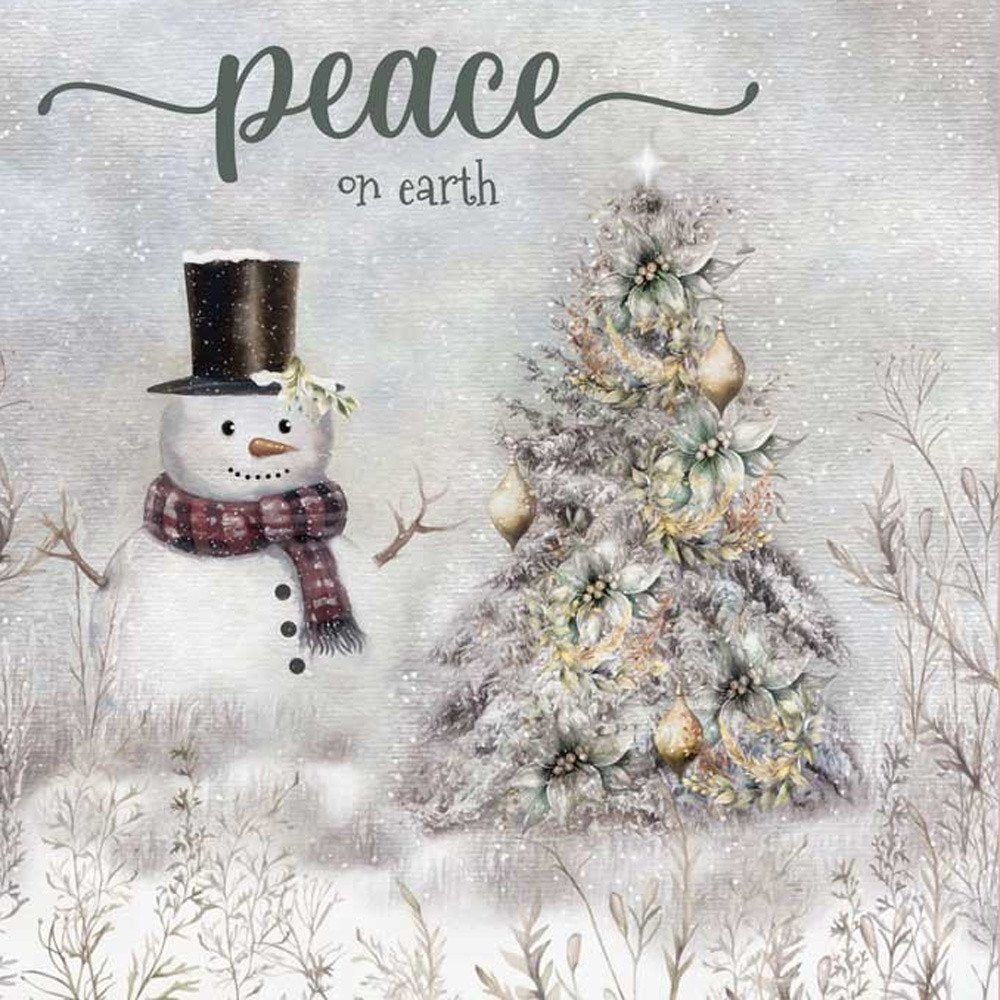 Set Of Two Peace On Earth White Framed Wall Art — view 3