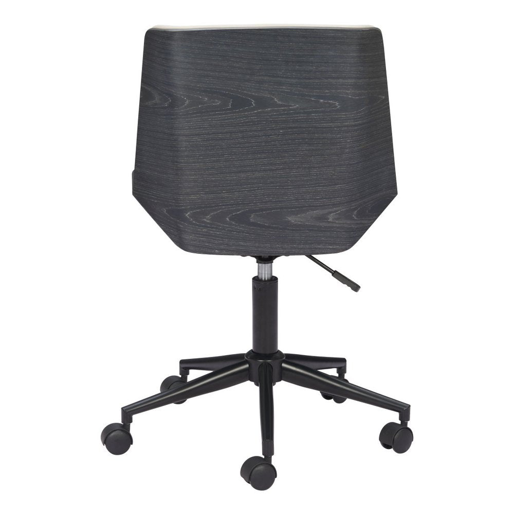 Brown Adjustable Height Rolling Office Chair — view 7
