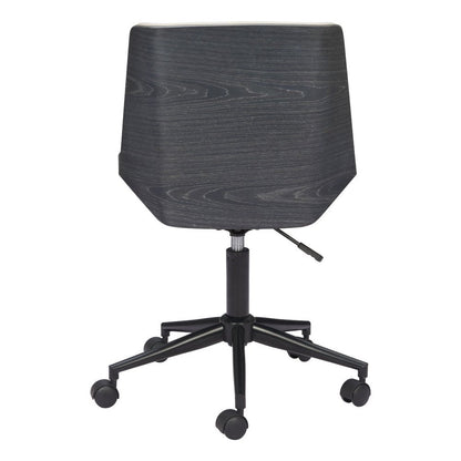 Brown Adjustable Height Rolling Office Chair HomeRoots