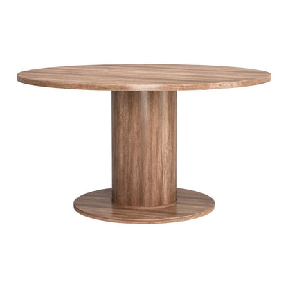 54" Natural And Black Round Convertible Game Table HomeRoots