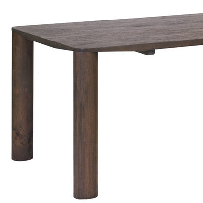 79" Espresso Solid Wood Dining Table HomeRoots
