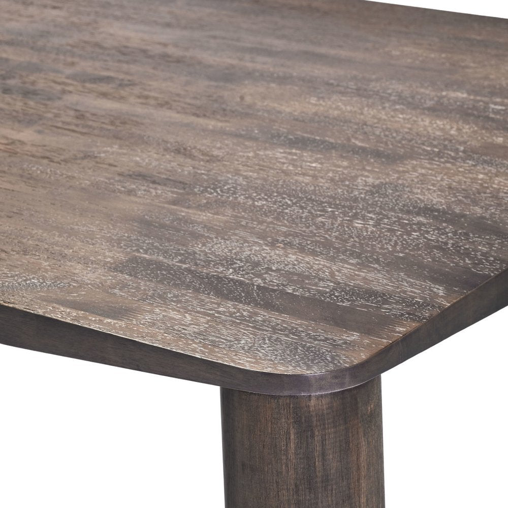 79" Espresso Solid Wood Dining Table HomeRoots