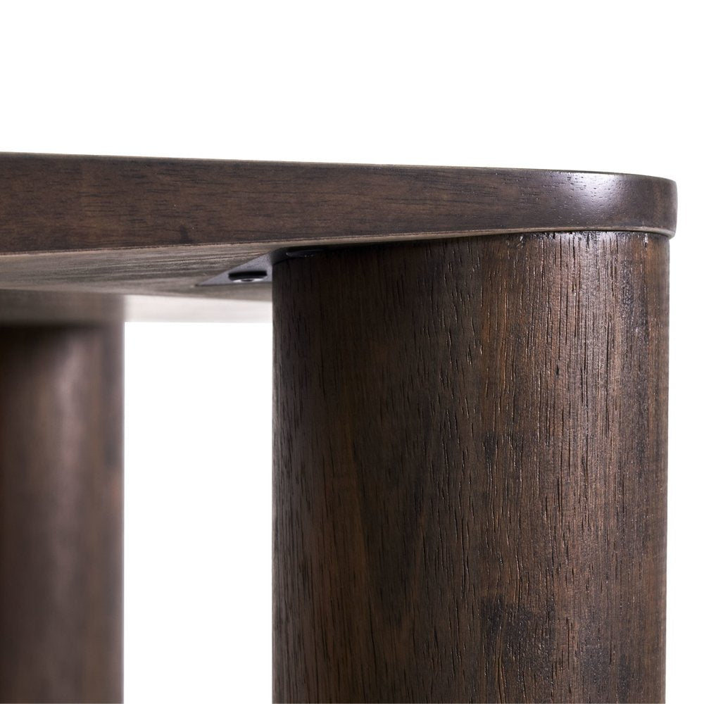 79" Espresso Solid Wood Dining Table HomeRoots