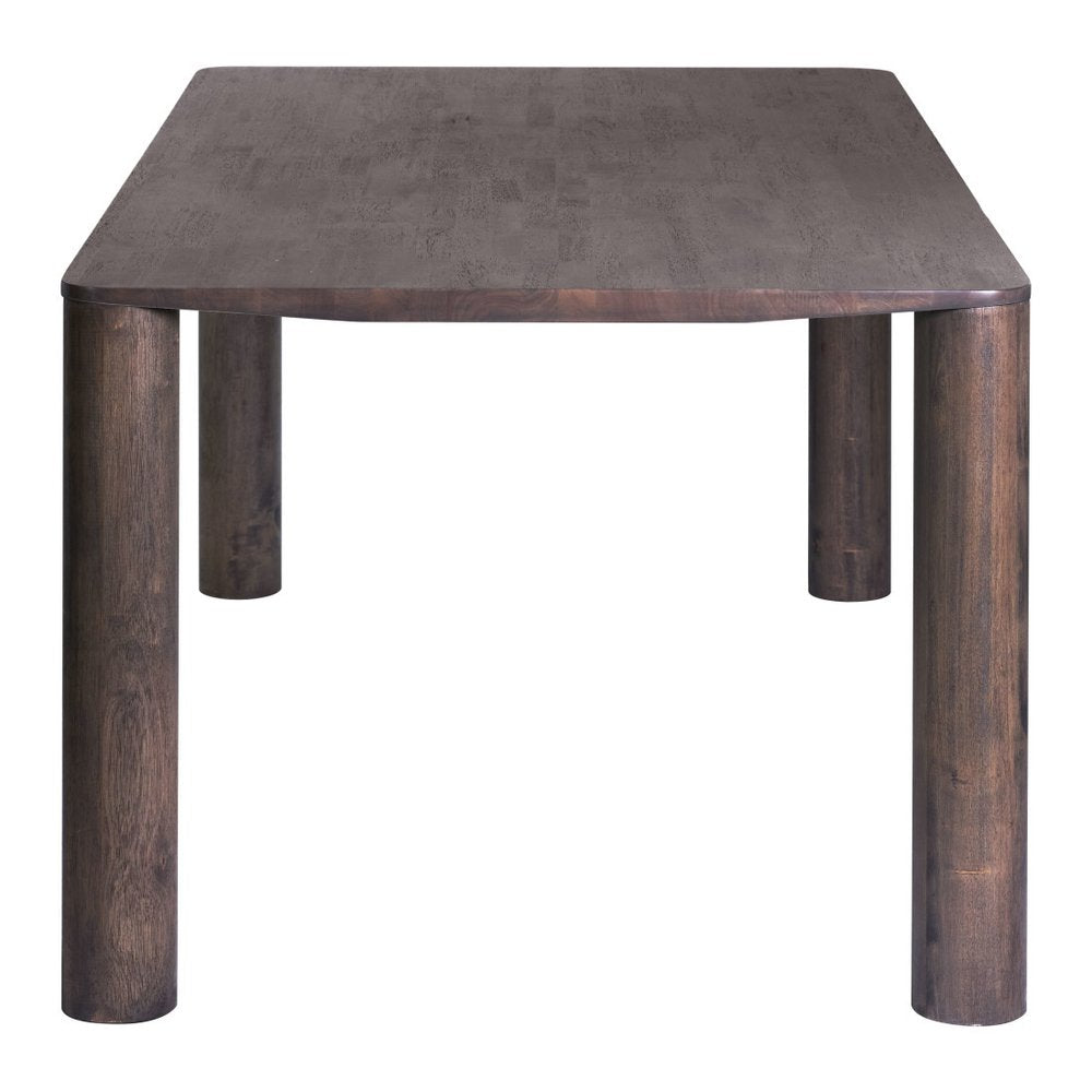 79" Espresso Solid Wood Dining Table HomeRoots