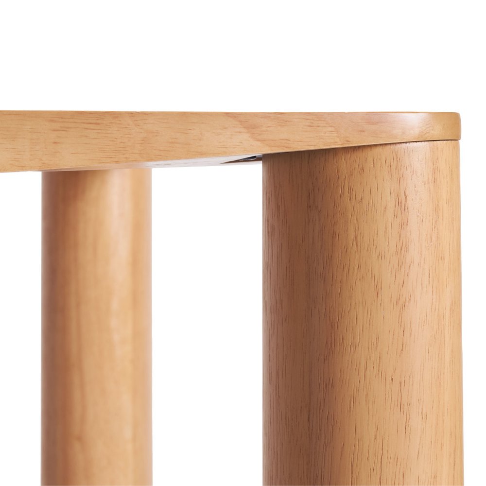 79" Natural Solid Wood Dining Table HomeRoots
