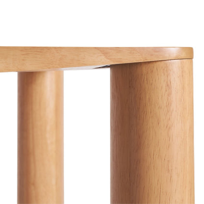 79" Natural Solid Wood Dining Table HomeRoots