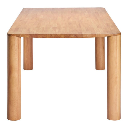 79" Natural Solid Wood Dining Table HomeRoots