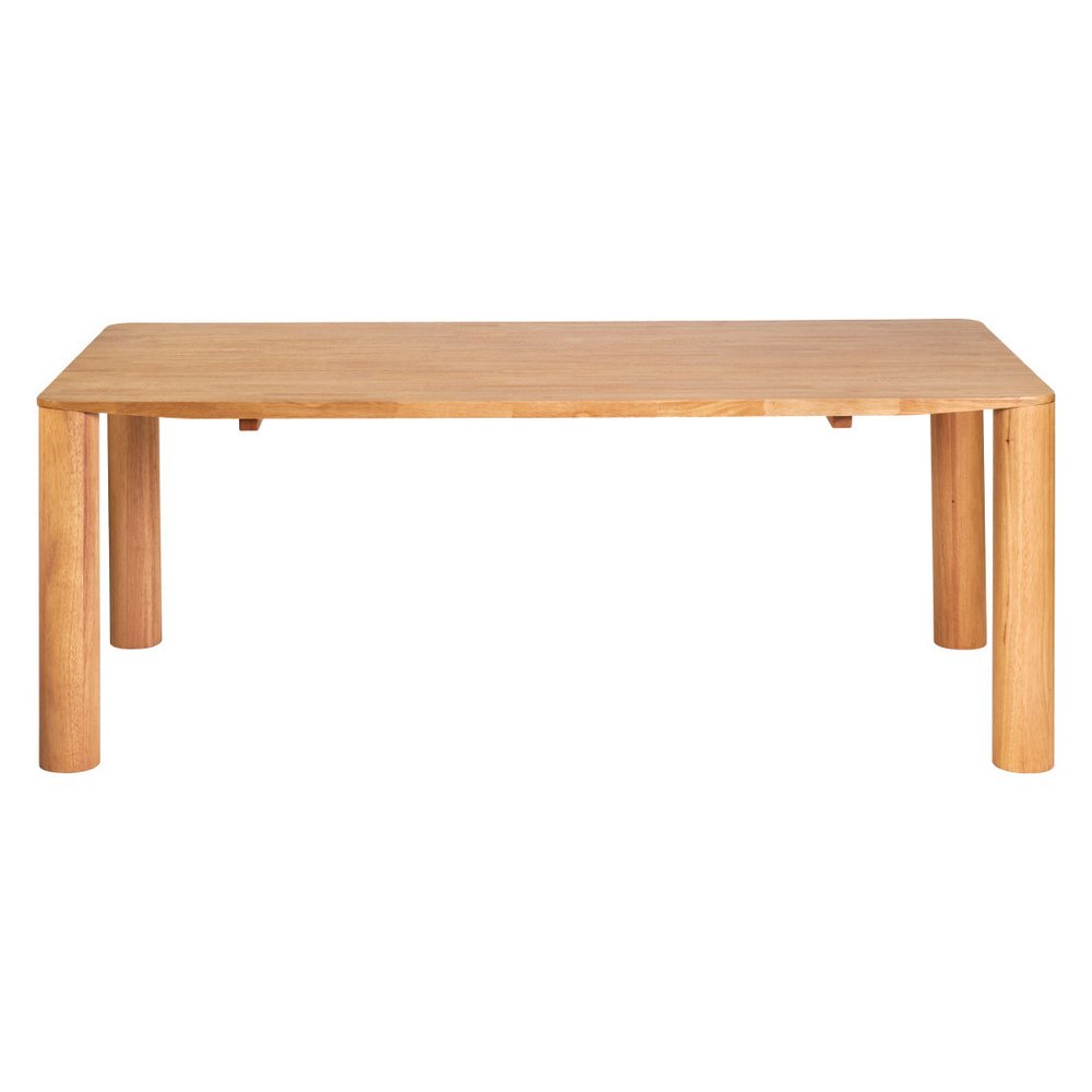 79" Natural Solid Wood Dining Table HomeRoots
