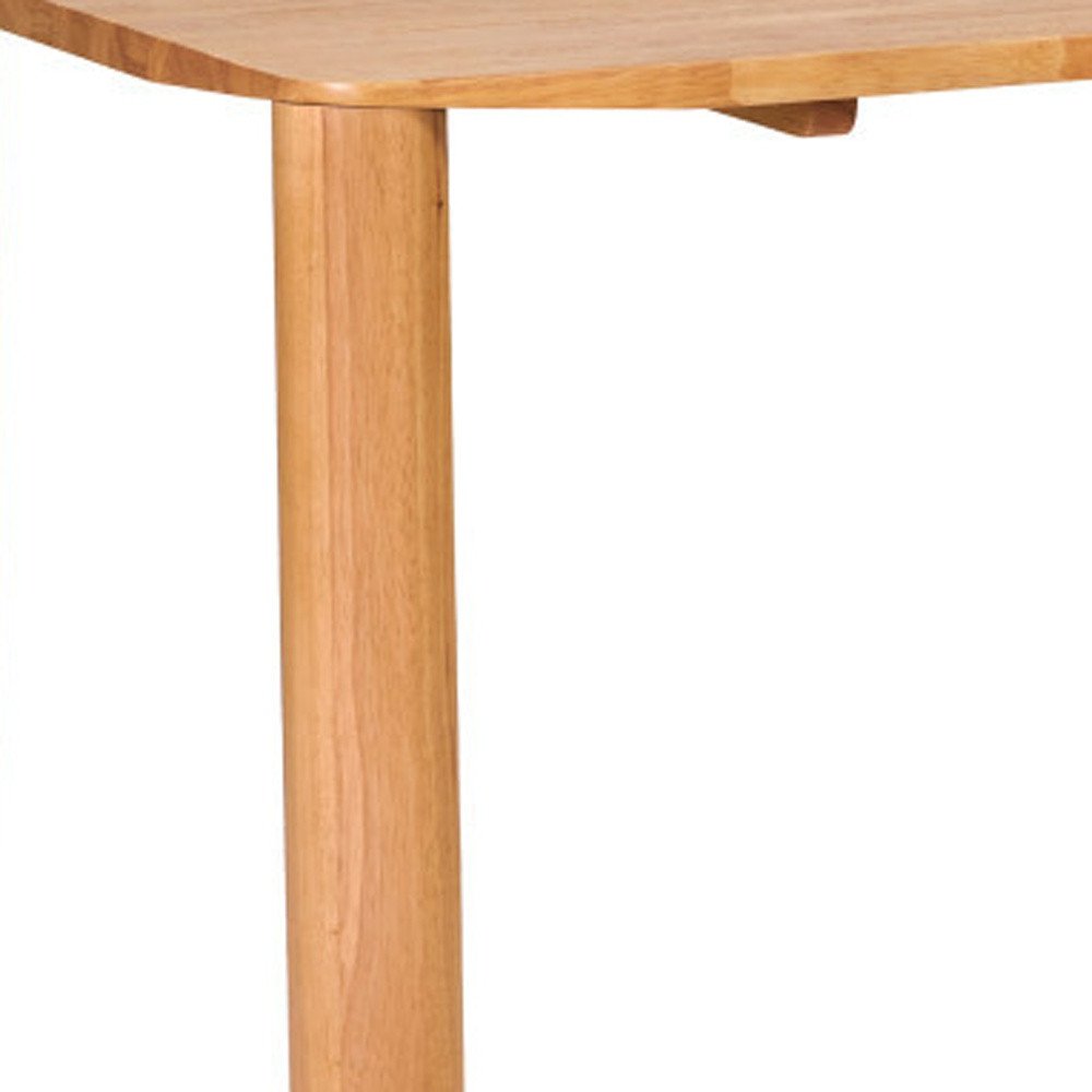 79" Natural Solid Wood Dining Table HomeRoots
