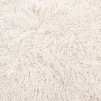 30" White And Black Sherpa And Upholstered Arm Chair HomeRoots