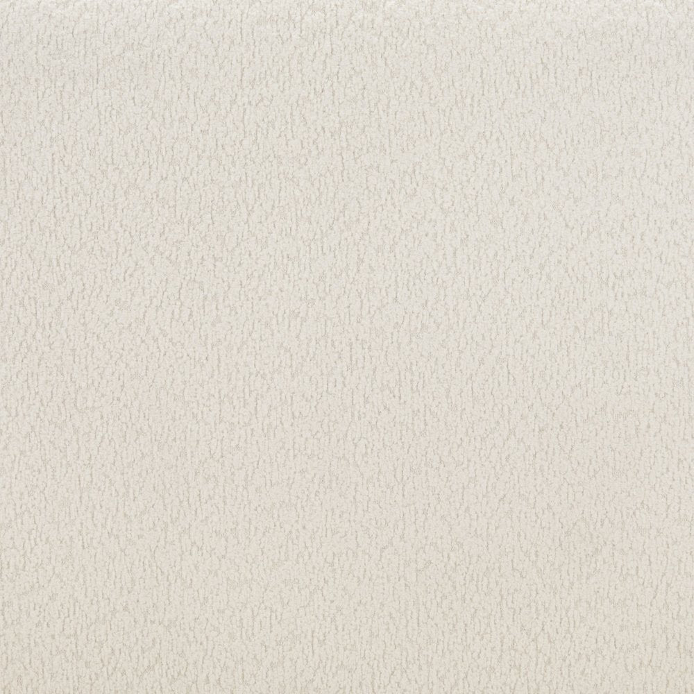29" Ivory Faux Shearling And Upholstered Side Chair HomeRoots