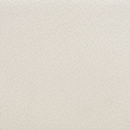 29" Ivory Faux Shearling And Upholstered Side Chair HomeRoots