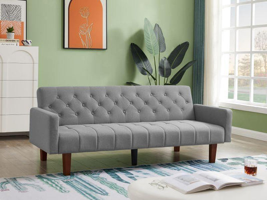 Factory Tufted Back Sofa Mid-Century Convertible Sofa Bed for Living Room - FurniFindUSA