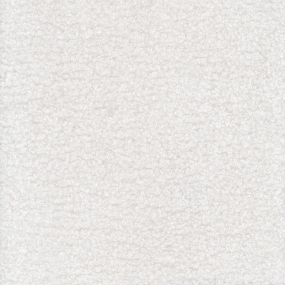 30" White And Black Sherpa And Upholstered Side Chair HomeRoots