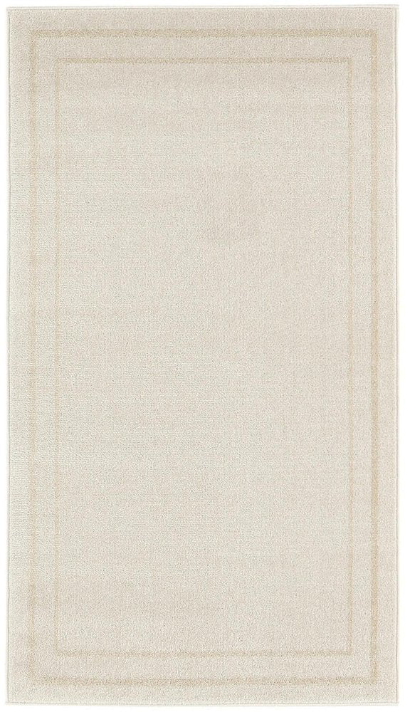 2' X 4' Ivory And Gold Indoor Outdoor Area Rug HomeRoots