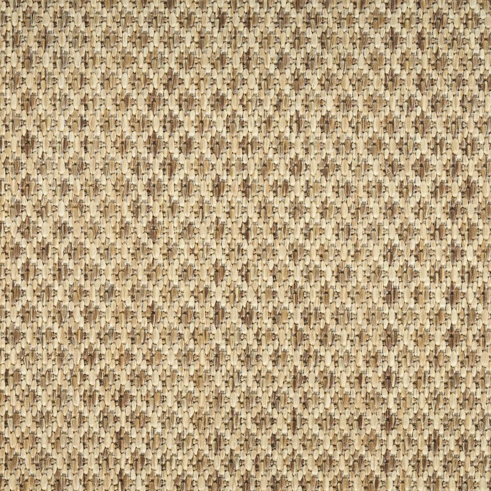 3' X 5' Tan And Brown Geometric Indoor Outdoor Area Rug — view 4