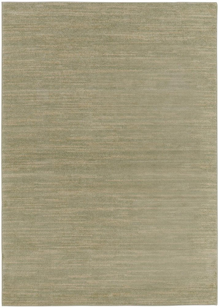 5' Green And Gold Square Abstract Indoor Outdoor Area Rug — view 9