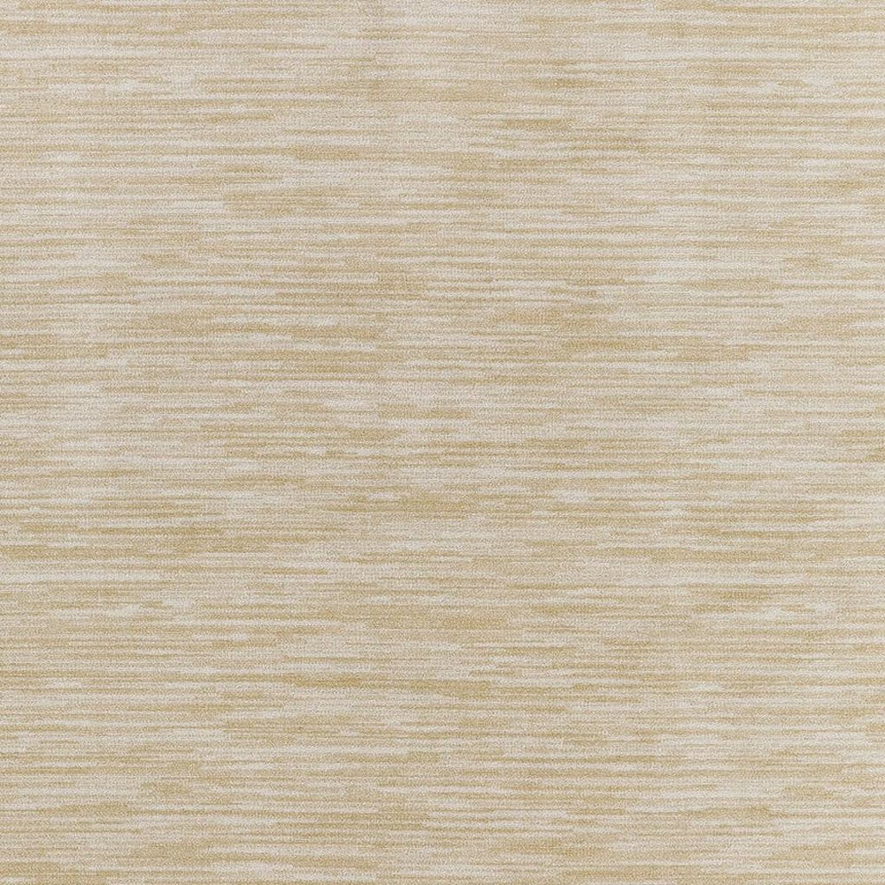 5' Ivory And Gold Square Abstract Indoor Outdoor Area Rug — view 9