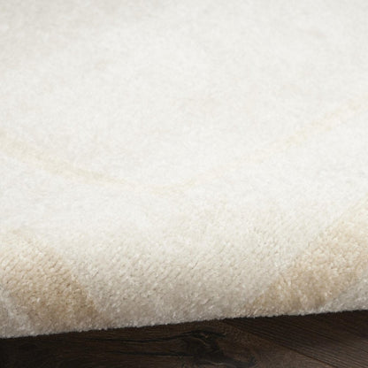 4' X 6' Ivory And Gold Indoor Outdoor Area Rug HomeRoots