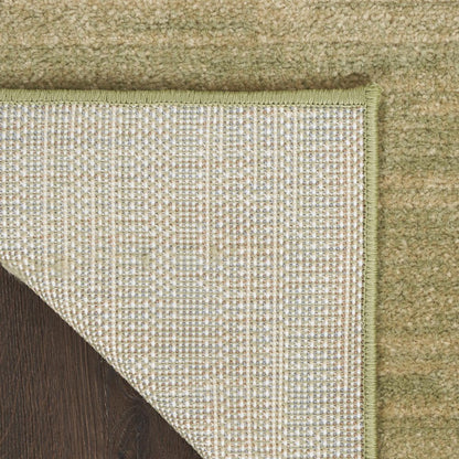 5' X 7' Green And Gold Abstract Indoor Outdoor Area Rug HomeRoots