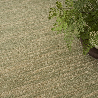 5' X 7' Green And Gold Abstract Indoor Outdoor Area Rug HomeRoots