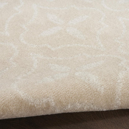 5' X 7' Ivory And Beige Geometric Indoor Outdoor Area Rug HomeRoots