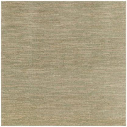 7' Green And Gold Square Abstract Indoor Outdoor Area Rug HomeRoots