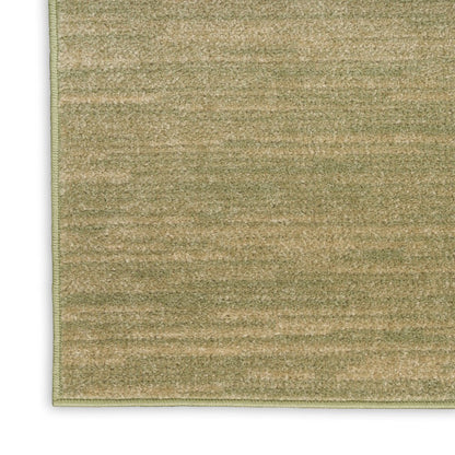 7' Green And Gold Square Abstract Indoor Outdoor Area Rug HomeRoots