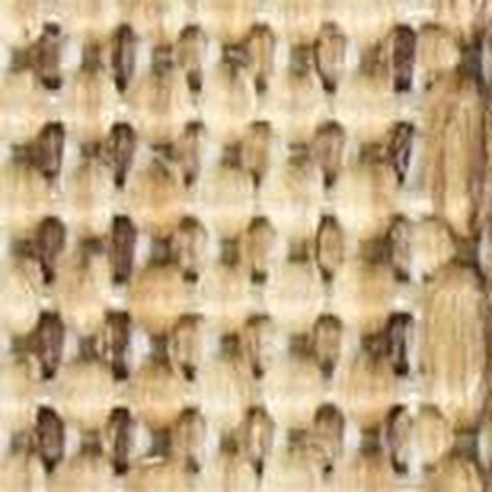 8' Natural Geometric Indoor Outdoor Runner Rug — view 10