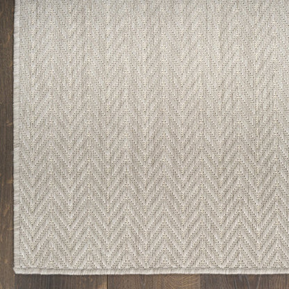 5' X 7' Gray Geometric Indoor Outdoor Area Rug HomeRoots
