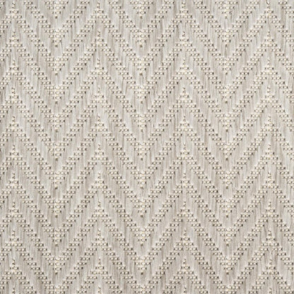5' X 7' Gray Geometric Indoor Outdoor Area Rug HomeRoots