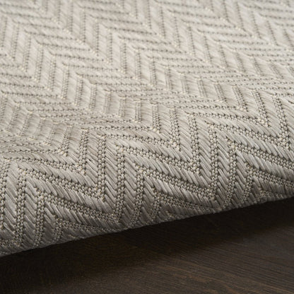 5' X 7' Gray Geometric Indoor Outdoor Area Rug HomeRoots