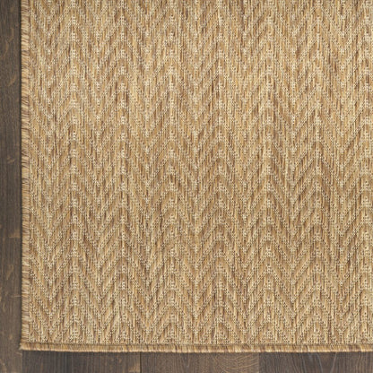 5' X 7' Natural Geometric Indoor Outdoor Area Rug HomeRoots