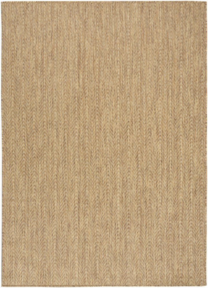 5' X 7' Natural Geometric Indoor Outdoor Area Rug HomeRoots