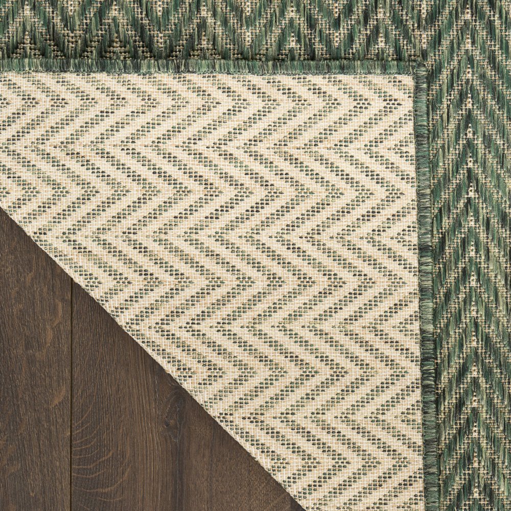6' X 9' Green Geometric Indoor Outdoor Area Rug HomeRoots