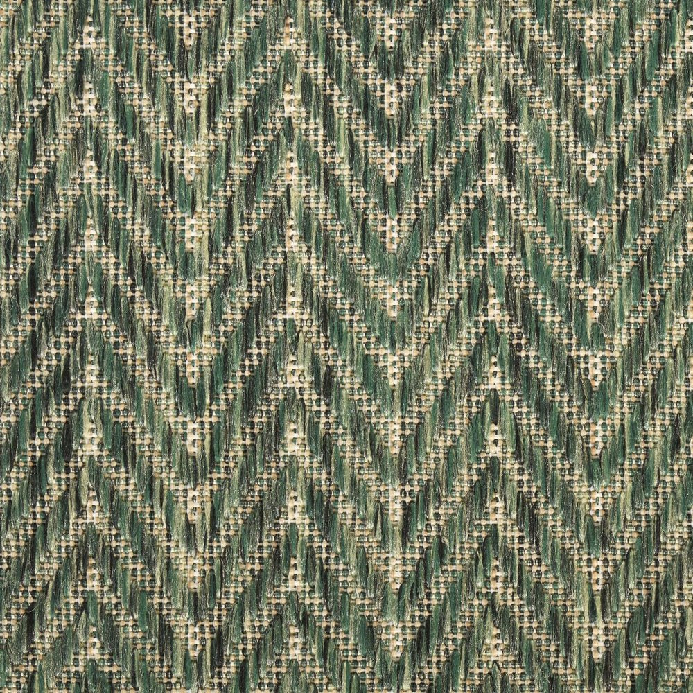 6' X 9' Green Geometric Indoor Outdoor Area Rug HomeRoots