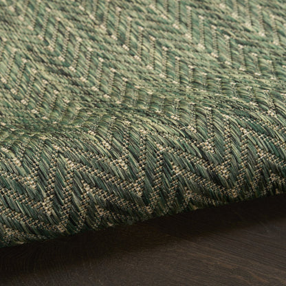 6' X 9' Green Geometric Indoor Outdoor Area Rug HomeRoots