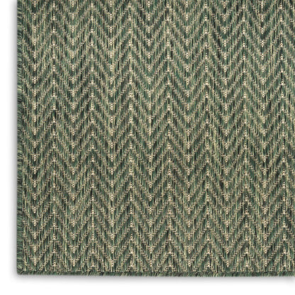 6' X 9' Green Geometric Indoor Outdoor Area Rug HomeRoots