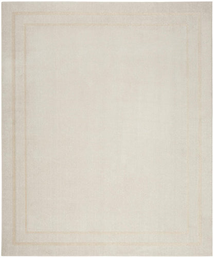 6' X 9' Ivory And Gold Indoor Outdoor Area Rug HomeRoots