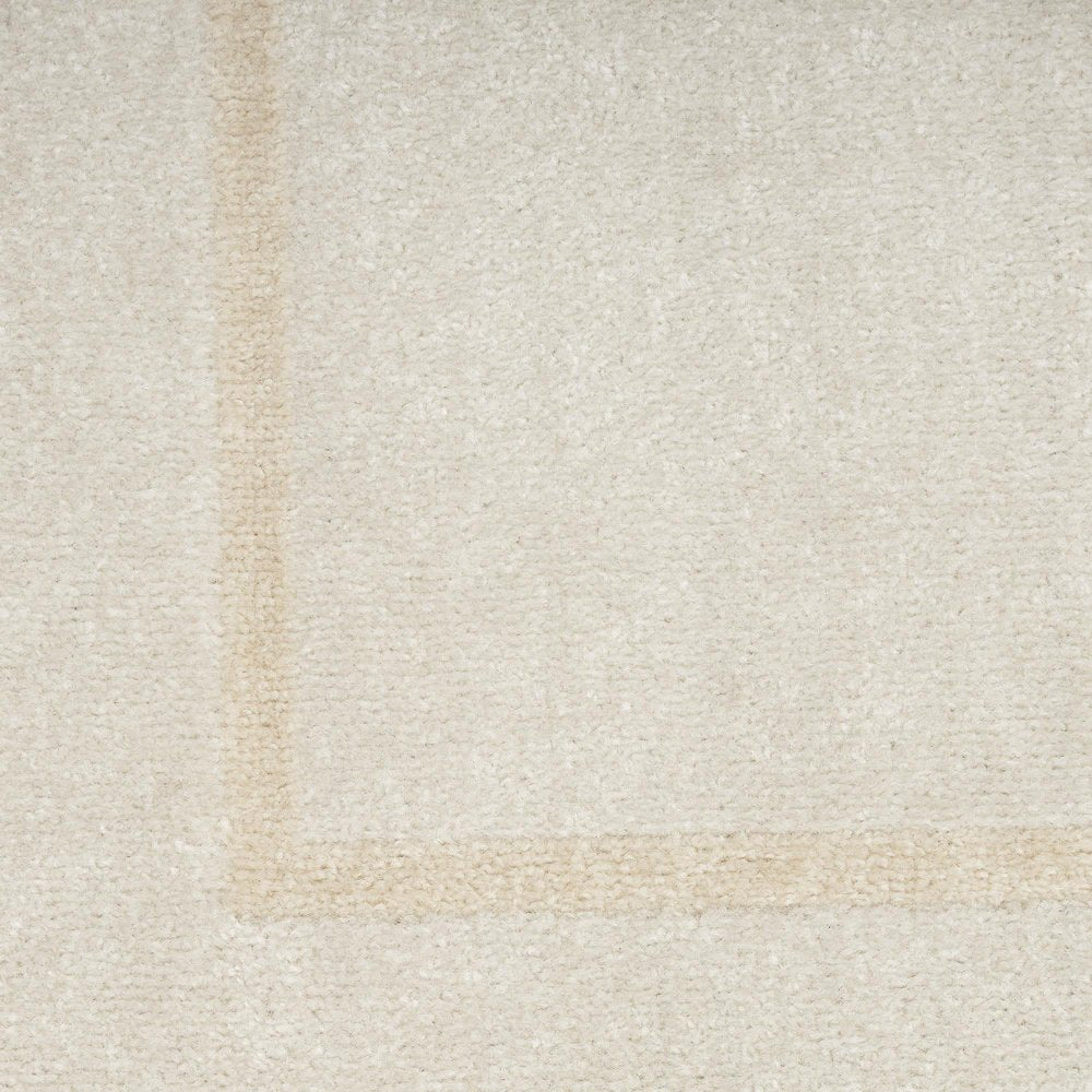 6' X 9' Ivory And Gold Indoor Outdoor Area Rug HomeRoots